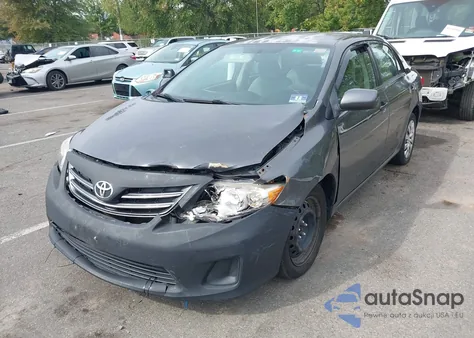 2013 Toyota Corolla Le z USA, uszkodzony, nr VIN 2T1BU4EE3DC007318